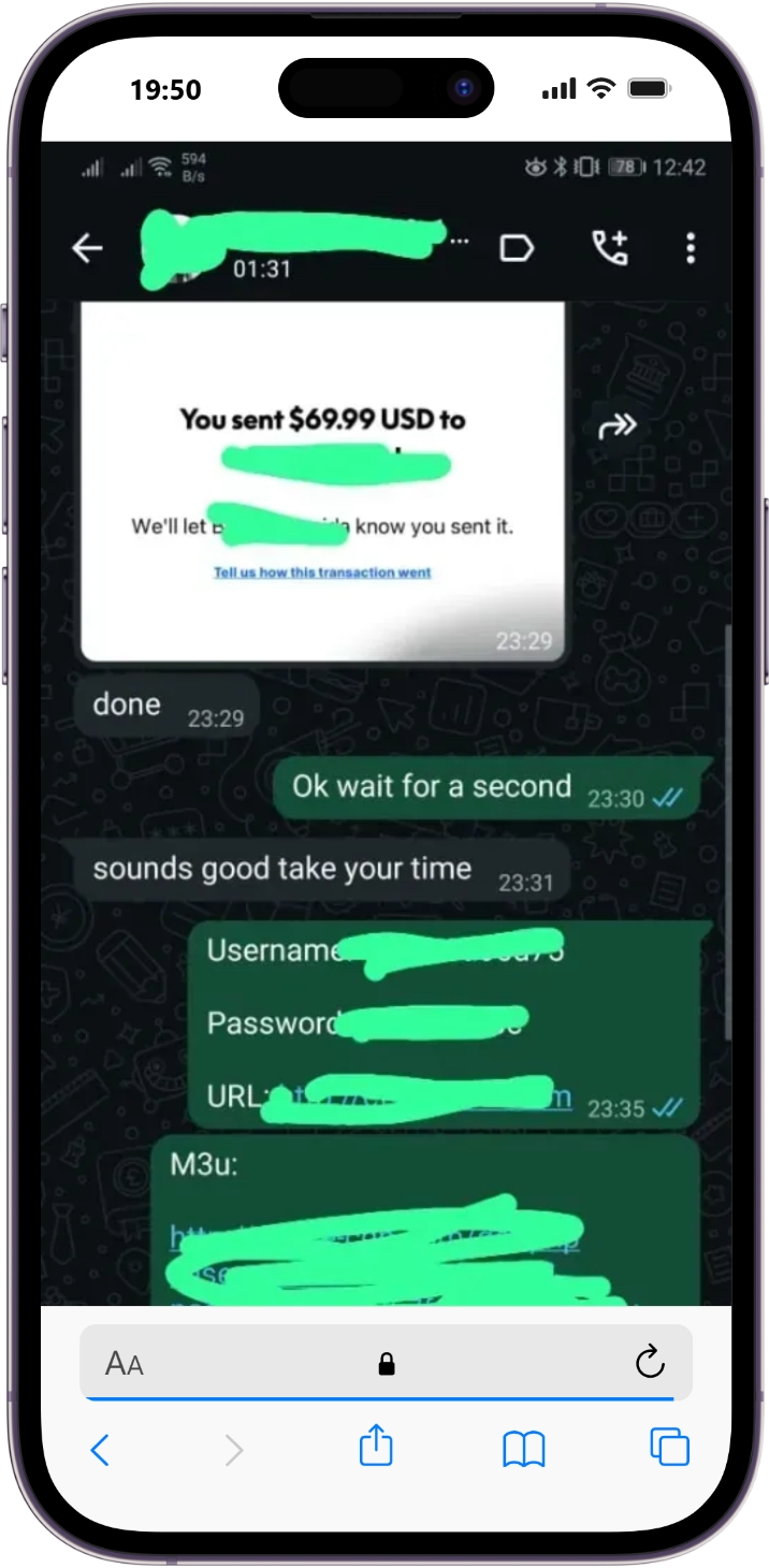StreamB4 Start Streaming on iPhone